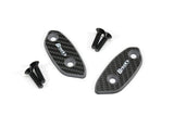 Brock's Mirror Block Off Plate Set Carbon Fiber GSX-R1000 (05-16) and GSX-R600/750 (06-25)