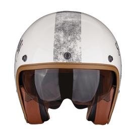 أبيض - SCORPIONمن سكوربيون Belfast Evo Pique خوذة بيل فاست بيك - BOOST BOX PERFORMANCE SCORPION EXOBelfast - Cream - 1