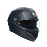 AGV من أي جي في  HELMET K3 E2206 MATT BLACK  خوذة كي3 أسود مطفي