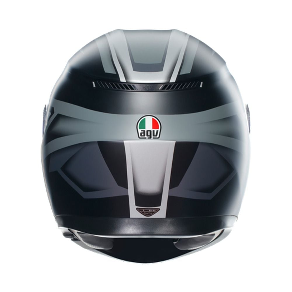 AGV من أي جي في K3 E2206 Mplk Compound Grey خوذة كي3 - BOOST BOX PERFORMANCE AGVC2E4A3
