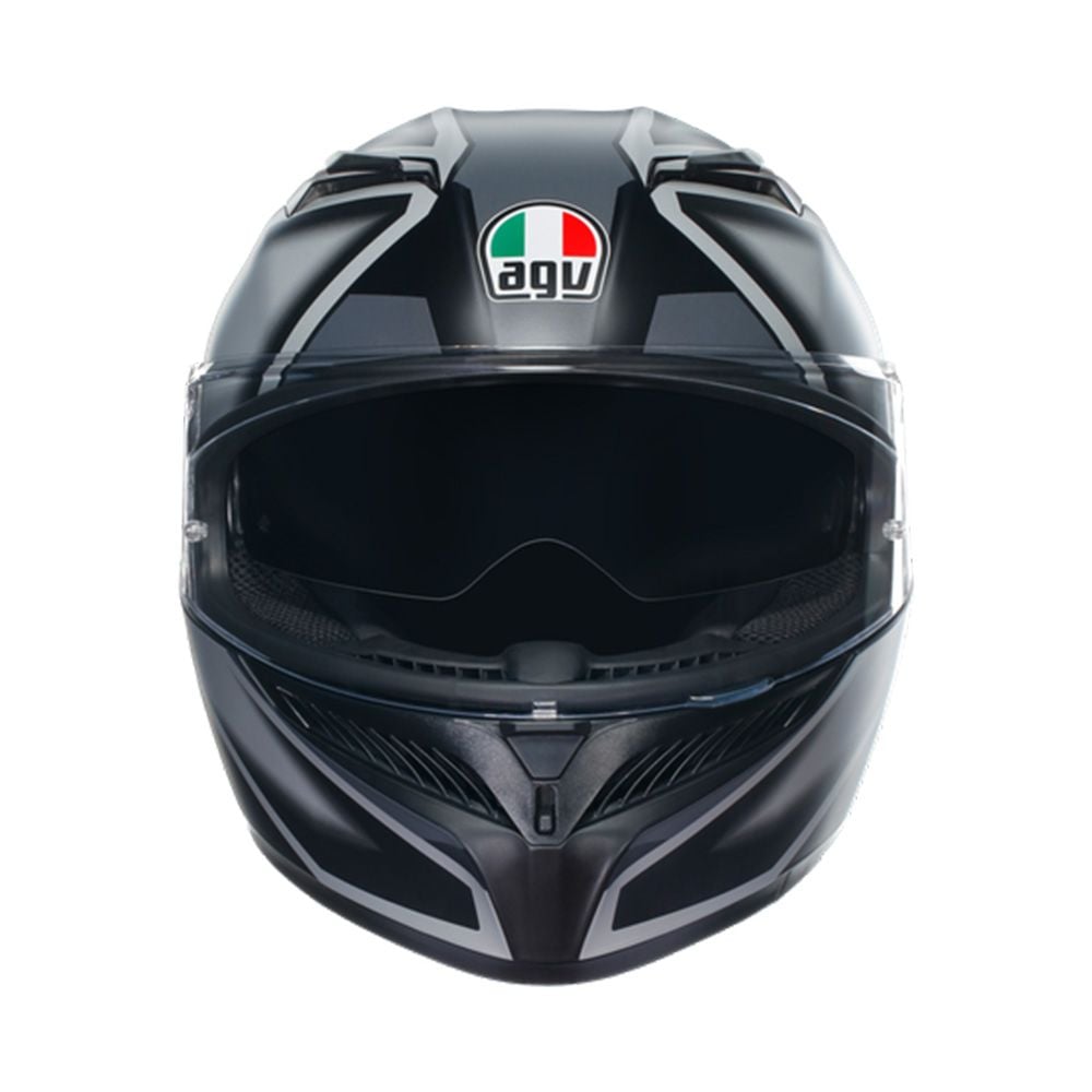 AGV من أي جي في K3 E2206 Mplk Compound Grey خوذة كي3 - BOOST BOX PERFORMANCE AGVC2E4A3