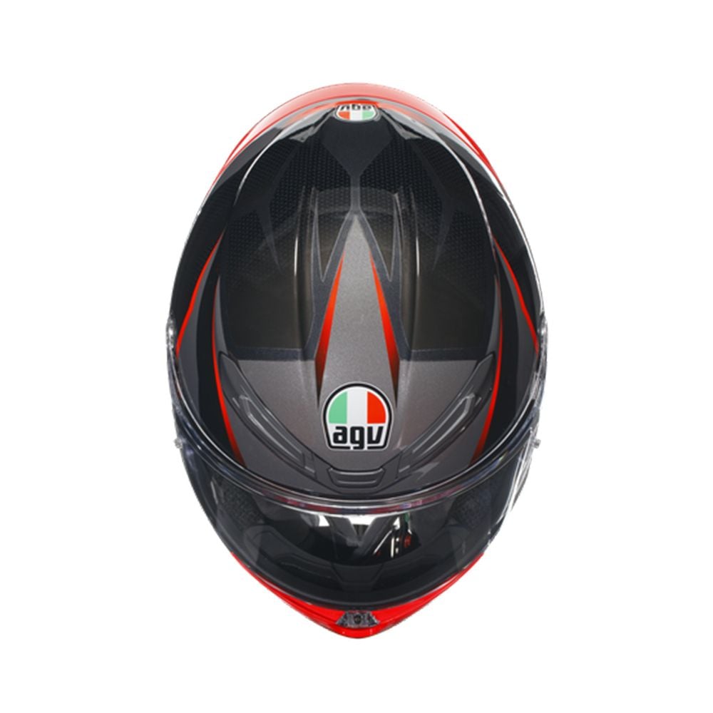 AGV من أي جي في K6 S E2206 Mplk Slashcut Black خوذة كي6 - BOOST BOX PERFORMANCE AGV206301O4MY004 - 1