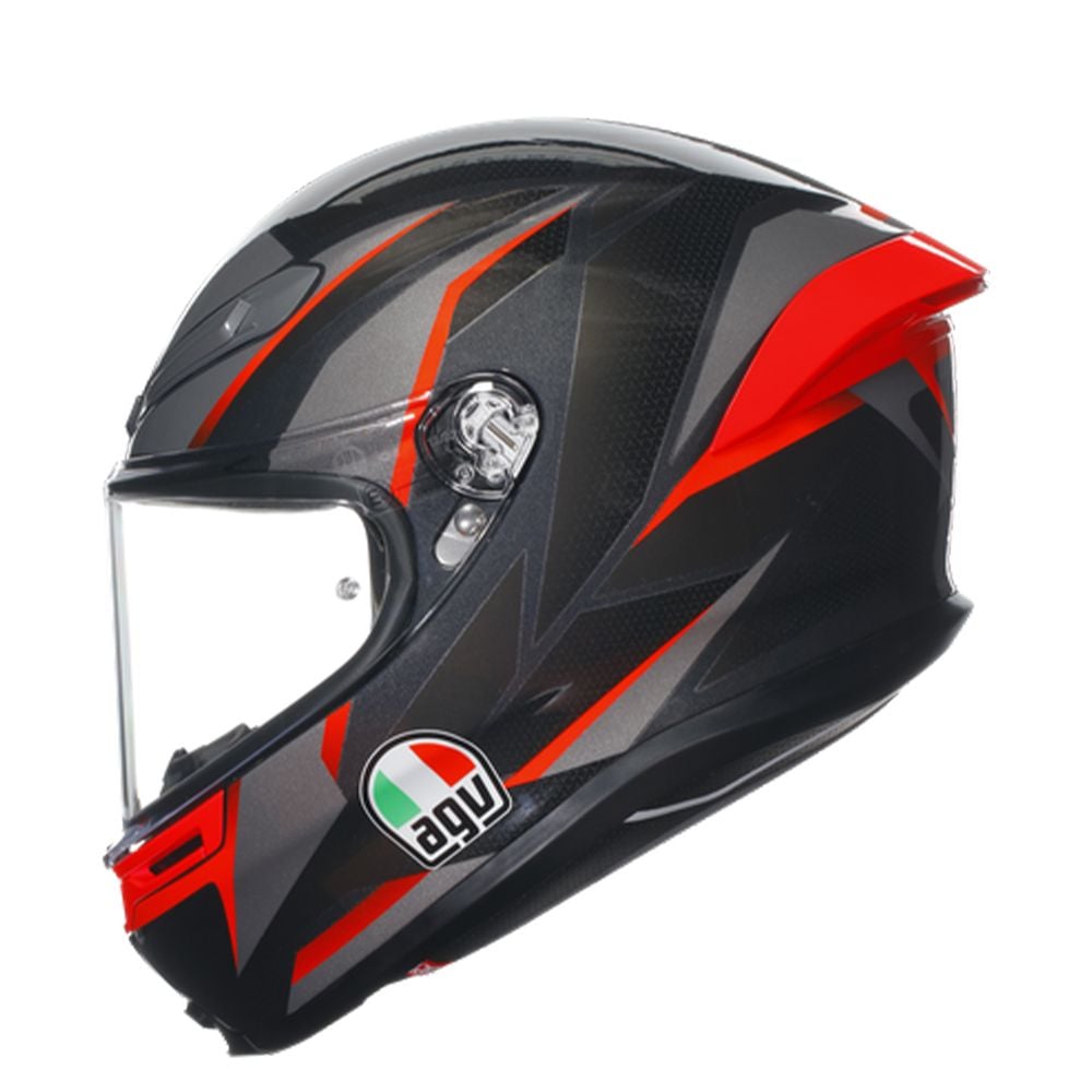 AGV من أي جي في K6 S E2206 Mplk Slashcut Black خوذة كي6 - BOOST BOX PERFORMANCE AGV206301O4MY004 - 1