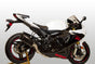 تحميل الصورة في عارض المعرض ، أم4 فول سيستم تيتانيوم مع مخرج تيك1 كربون (GSX - R 600 &amp; 750 (11 - 24)) - BOOST BOX PERFORMANCE M4 EXHAUSTSU6124T