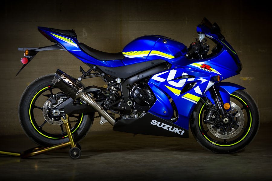 أم4 فول سيستيم مع أنبوب تيتانيوم و مخرج تيك1 كربون (2017 - 2024 Suzuki GSX - R1000) - BOOST BOX PERFORMANCE M4 EXHAUSTSU9154MT