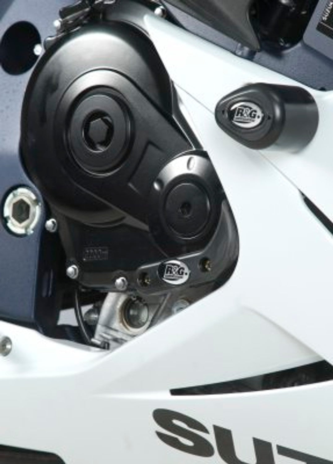 أر & جي حامي مكينة جانبية جهة يمين سوزوكي (GSX - R 600 & 750 (11 - 24)) - BOOST BOX PERFORMANCE R&G_RacingECS0070BK