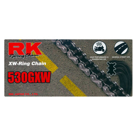 أر كي جنزير 530 جي أكس دبليو 130 رياضي - BOOST BOX PERFORMANCE RK Racing Chain530GXW - 130 - CLF