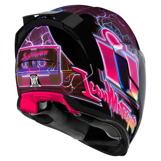 أرجواني - ICON من آيكون SYNTHWAVEخوذة آيرفلايت سينتواف - BOOST BOX PERFORMANCE Rideicon0101 - 12086