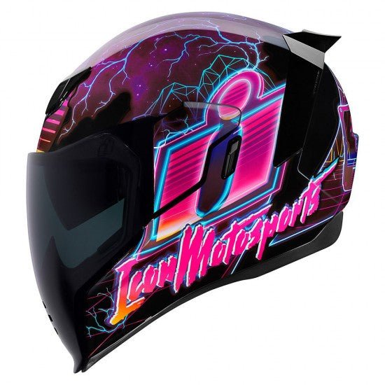 أرجواني - ICON من آيكون SYNTHWAVEخوذة آيرفلايت سينتواف - BOOST BOX PERFORMANCE Rideicon0101 - 12086
