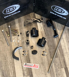 أر&جي مجموعة واقيات الهيكل بدون تعديل هيابوسا 2022 - 24 - BOOST BOX PERFORMANCE R&G_RacingCP0521BL