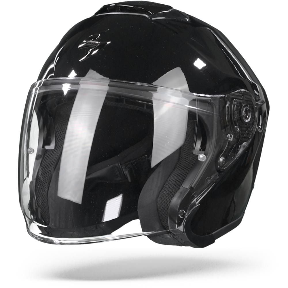 أسود لامع - SCORPIONمن سكوربيون EXO - S1 خوذة أكسوأس1 - BOOST BOX PERFORMANCE SCORPION EXOEXO - S1 - BLACK - 1