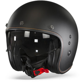 أسود مطفي - SCORPIONمن سكوربيون Belfast Evo خوذة بيل فاست - BOOST BOX PERFORMANCE SCORPION EXOBelfast - MATT - 1