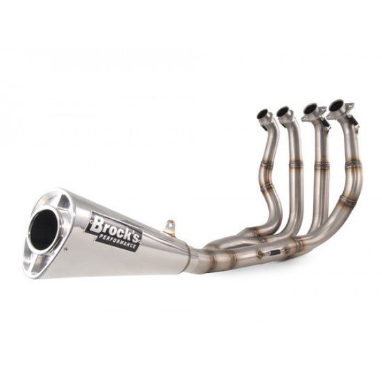 Brock’s Alien Head 2 Full Exhaust with 14" Muffler – Suzuki Hayabusa 1999–2025