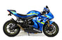 تحميل الصورة في عارض المعرض ، Brock’s Predator Full System for GSX-R1000/R – Electro-Black Stainless Muffler and Lightweight Design