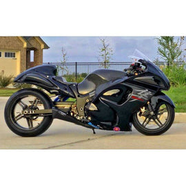Brock’s Penta-Carbon 15-Inch Black Ceramic Muffler – Full Exhaust System for Suzuki Hayabusa (1999–2025)