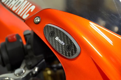 Mirror Block Off Plate Set Carbon Fiber Suzuki Hayabusa (99-20)