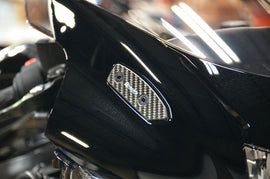 Brock’s Carbon Fiber Mirror Block Off Plates – Suzuki Hayabusa (2022–2025) Race Track Use
