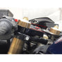 تحميل الصورة في عارض المعرض ، Brock’s Front-End Lowering Clamp for Suzuki Hayabusa 2008–2020 – Black CNC Billet