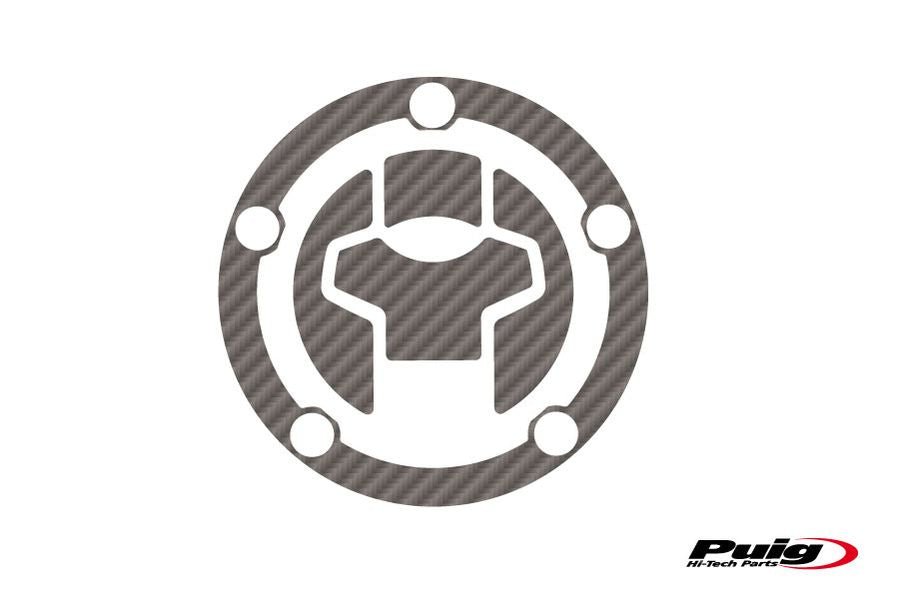 بيوق ملصق حماية سدادة خزان الوقود لدراجة سوزوكي - كاربون - BOOST BOX PERFORMANCE Puig Hi - Tech Parts9430C