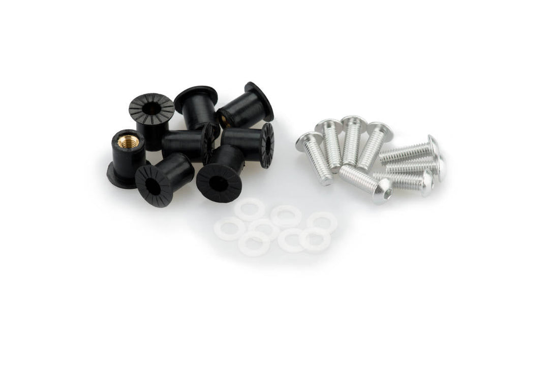 بيوق طقم 8حبات مسامير الزجاجة الأمامية - BOOST BOX PERFORMANCE Puig Hi - Tech Parts0957P