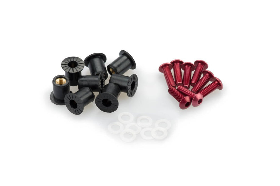 بيوق طقم 8حبات مسامير الزجاجة الأمامية - BOOST BOX PERFORMANCE Puig Hi - Tech Parts0957R