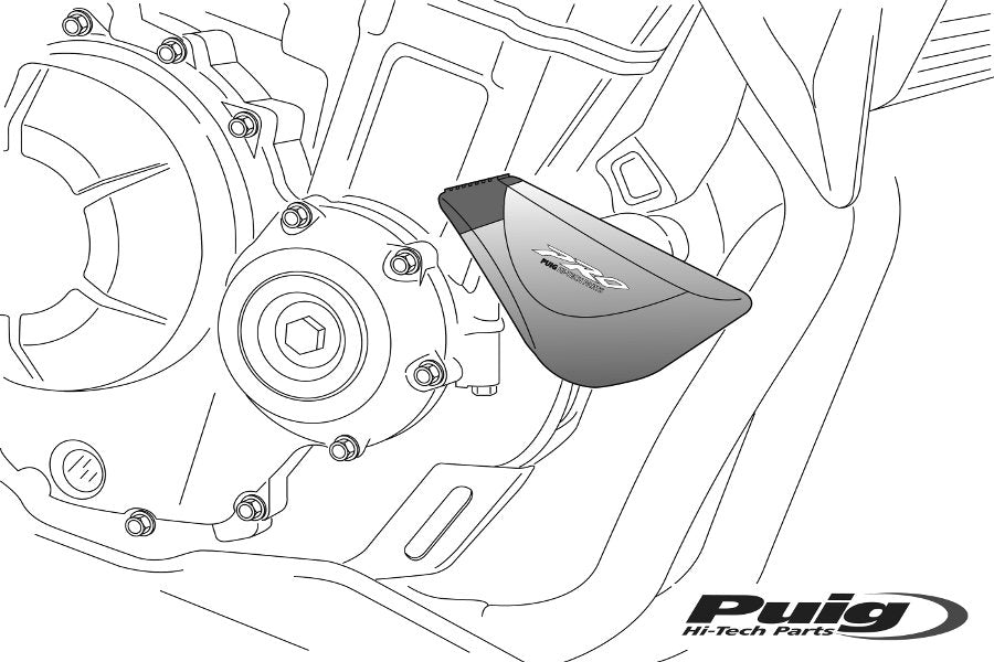 بيوق طقم نهاية مطاطية لواقي الهيكل - BOOST BOX PERFORMANCE Puig Hi - Tech Parts5533P