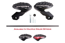 CBR1000RR (17 - 20) T - REX من تيركس No Cut Frame Sliders مجموعة واقيات الهيكل بدون تخريم - BOOST BOX PERFORMANCE T - Rex RacingN37 - 17 - BLK