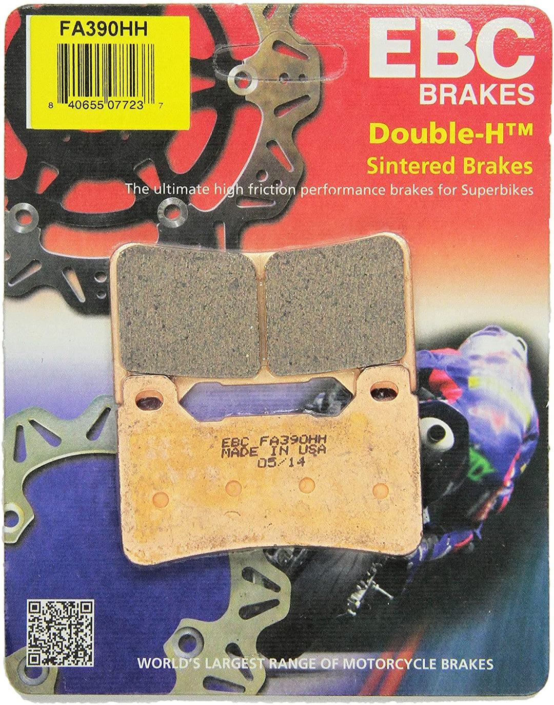 FA390HH إي بي سي فحمات أمامية دابل إتش سينتراد بادس - BOOST BOX PERFORMANCE EBC BrakesFA390HH
