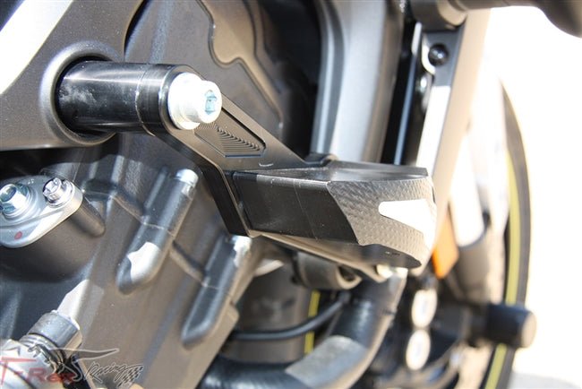 FZ - 09 /MT - 09 (13 - 20) T - REX من تيركس No Cut Frame Sliders مجموعة واقيات الهيكل بدون تخريم - BOOST BOX PERFORMANCE T - Rex RacingN73 - 14BL