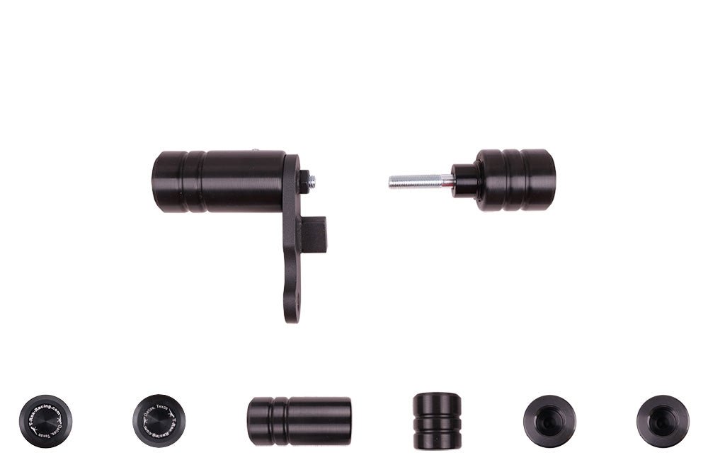 GSX - R 600/750 (06 - 10) T - REX من تيركس No Cut Frame Sliders مجموعة واقيات الهيكل بدون تخريم - BOOST BOX PERFORMANCE T - Rex RacingN59 - 6