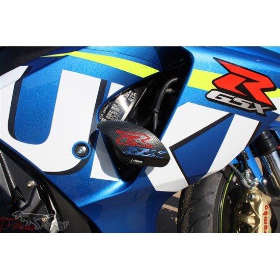 GSX - R1000 (09 - 16) T - REX من تيركس No Cut Frame Sliders مجموعة واقيات الهيكل بدون تخريم - BOOST BOX PERFORMANCE T - Rex RacingN59 - 9B8BL