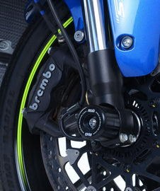 (GSX - R1000/R '09 - 24) أر&جي حماية وسط العجلة الأمامية سوزوكي - BOOST BOX PERFORMANCE R&G_RacingFP0112BK
