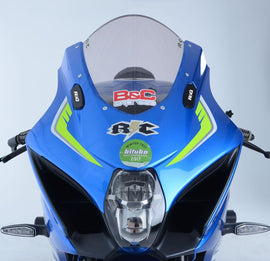(GSX - R1000/R (17 - 24)) أر&جي غطيان مرايات 230 - BOOST BOX PERFORMANCE R&G_RacingMBP0027BK