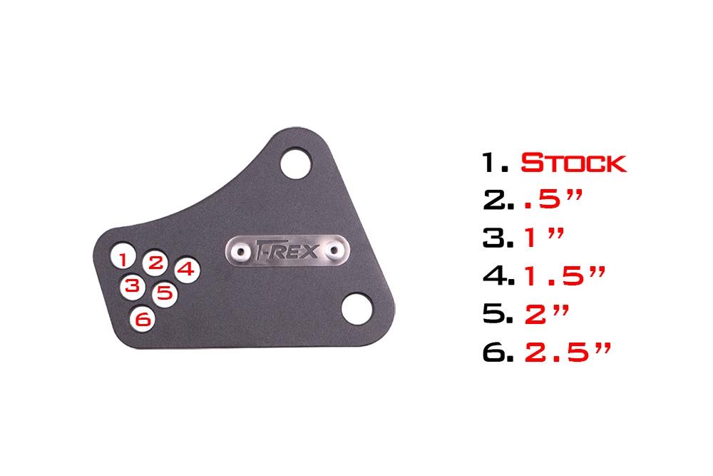 GSXR600 / GSXR750 (11 - 25) T - REX من تيركس Adjustable Lowering Link تنزيلة خلفية قابلة للتعديل - BOOST BOX PERFORMANCE T - Rex RacingLL59 - 11 - 6H