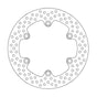 هيابوسا 08 - 20 MOTO MASTER من موتو ماستر Rear Brake Disc Halo قرص فرامل خلفي - BOOST BOX PERFORMANCE MOTO MASTER BRAKE SYSTEMS110478