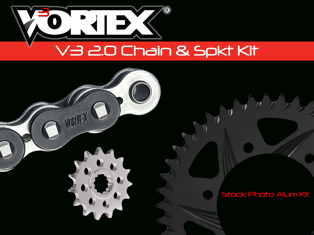 (هيابوسا 2008 - 2024) Vortex Racing من فورتكس chain Sprocket kits طقم جنزير + ساعات - BOOST BOX PERFORMANCE Vortex RacingCKB5175 - 3520 - 18 :: 527K - 43 :: 530RX3 - 114