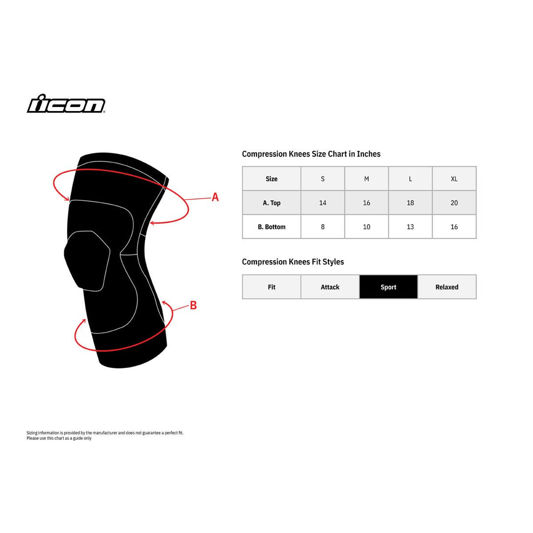 ICON من آيكون Field Armor™ Knee أكمام حماية الركب أرمور كني - BOOST BOX PERFORMANCE Rideicon2704 - 0500