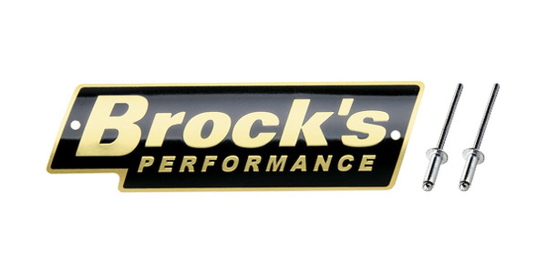 لوحة شعار بروكس مقاس 5.5 بوصة (تشمل المسامير) - BOOST BOX PERFORMANCE Brock’s PerformanceLP997010