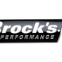 Brock’s Performance Logo Plate 5.5in – Black with Silver Letters