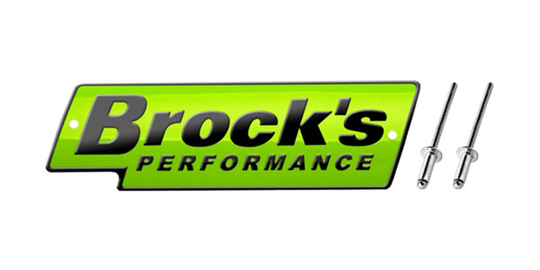 لوحة شعار بروكس مقاس 5.5 بوصة (تشمل المسامير) - BOOST BOX PERFORMANCE Brock’s PerformanceLP997101