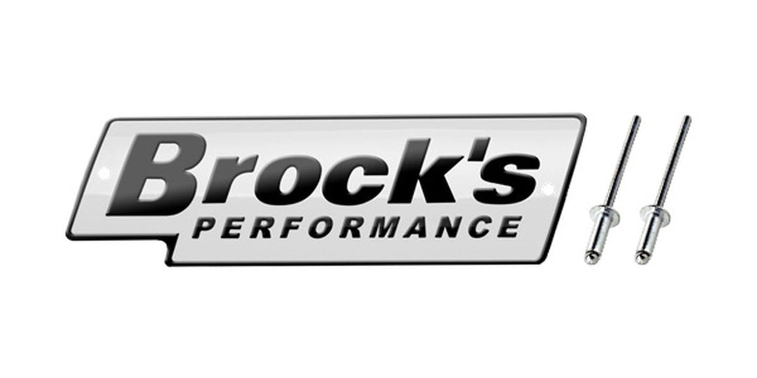 لوحة شعار بروكس مقاس 5.5 بوصة (تشمل المسامير) - BOOST BOX PERFORMANCE Brock’s PerformanceLP997127