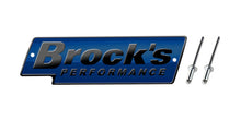 تحميل الصورة في عارض المعرض ، Brock’s Performance Logo Plate 5.5in – Blue with White Letters