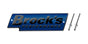 تحميل الصورة في عارض المعرض ، Brock’s Performance Logo Plate 5.5in – Blue with White Letters