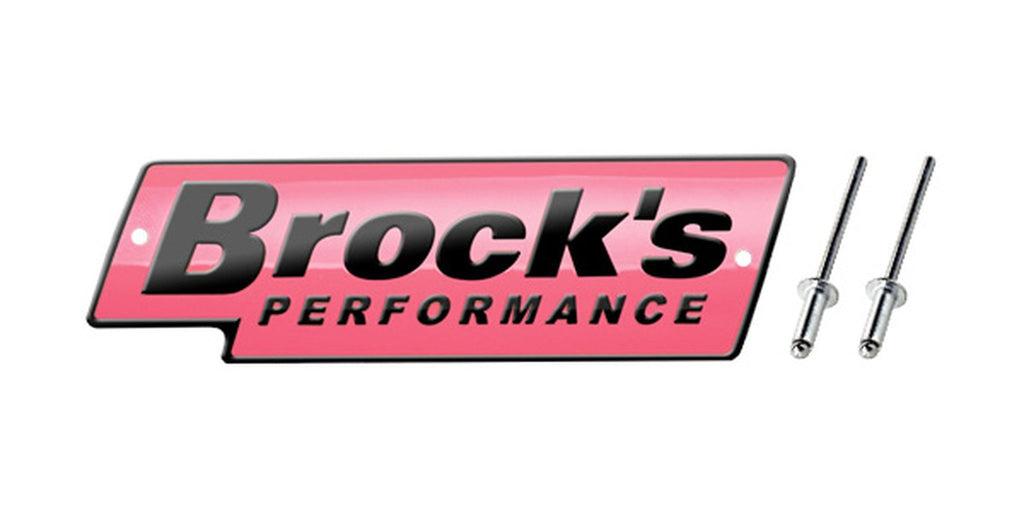 لوحة شعار بروكس مقاس 5.5 بوصة (تشمل المسامير) - BOOST BOX PERFORMANCE Brock’s PerformanceLP997166