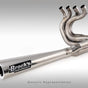 Polished TiWinder Full Exhaust System by Brock’s for Suzuki Hayabusa – 4-2-1 Side Exit with 18” Muffler and Titanium Construction