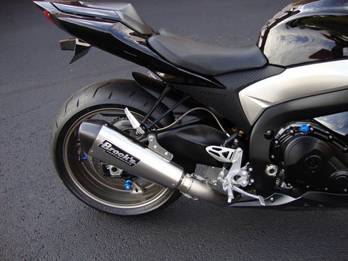 Brock’s CT Single Full Titanium Exhaust System with 16” Muffler – Fits Suzuki Hayabusa 2008–2020