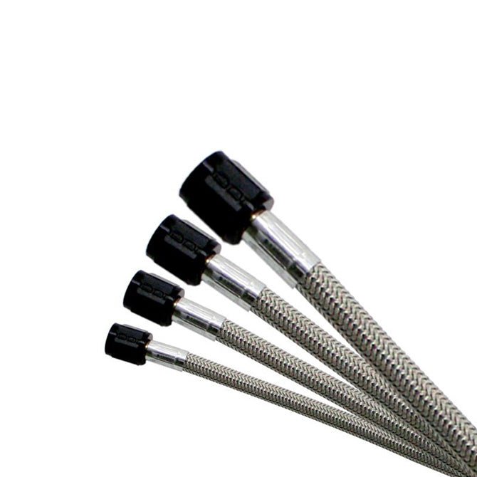 NITROUS EXPRESS نيتروس اكسبريس Braided Hose 4AN (18In) هوز مضفر من الستانلس ستيل - BOOST BOX PERFORMANCE NITROUS EXPRESS11118