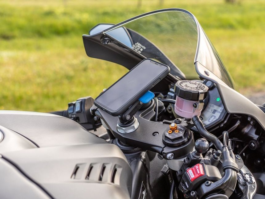 Quad Lock من كواد لوك Fork Stem Mount حامل جوال بقاعدة فتح - BOOST BOX PERFORMANCE Quad LockQLM - FSM