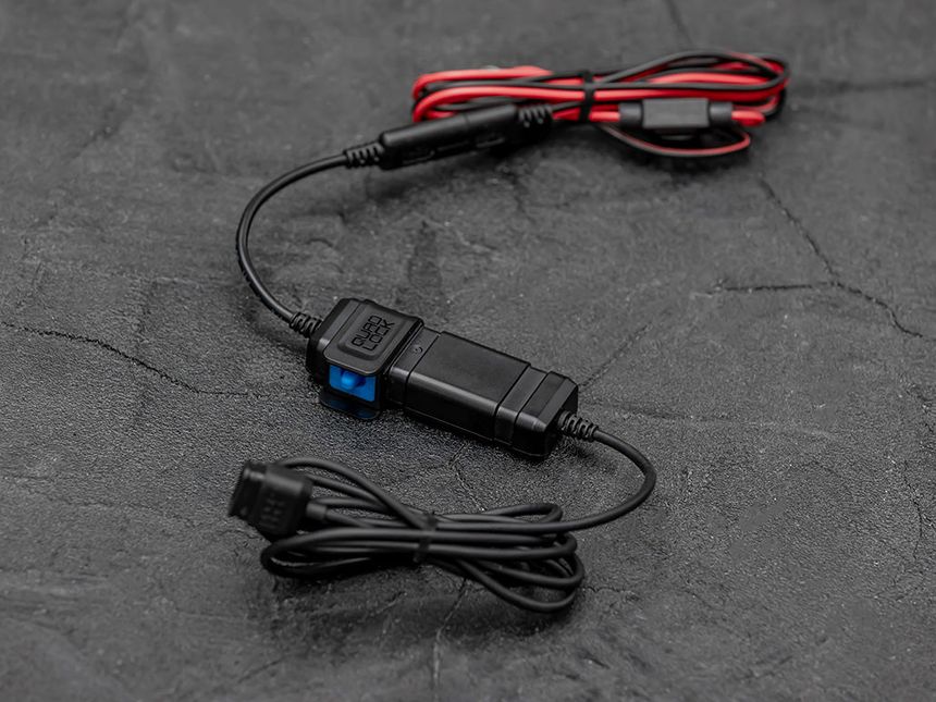 Quad Lock من كواد لوك Waterproof 12V To USB Smart Adaptor 12 فولت لمحول يو أس بي ذكي - BOOST BOX PERFORMANCE Quad LockQLA - PBX
