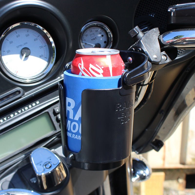 رام حاملة أكواب بقاعدة متحركة على المقود 16أونصة - BOOST BOX PERFORMANCE RAM® MountsRAM - B - 132 - 400U